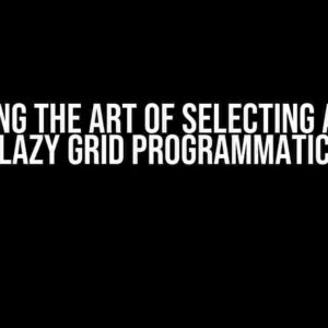 Mastering the Art of Selecting All Rows of a Lazy Grid Programmatically